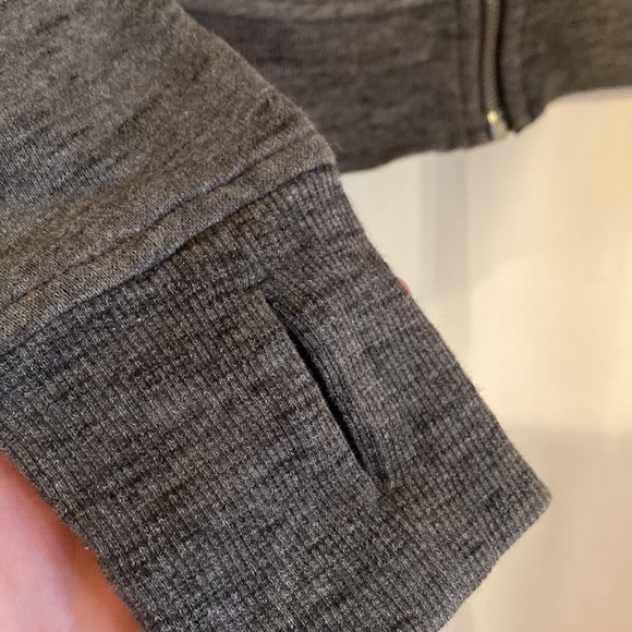 Lululemon scuba hoodie!! Heather Gray.  just like new - Picture 4 of 5